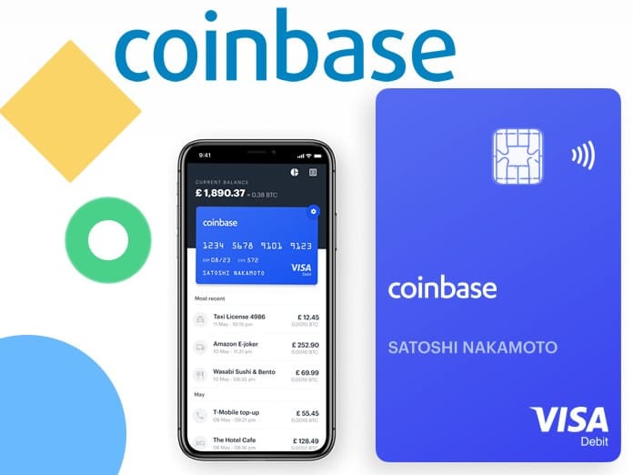 how does coinbase card work